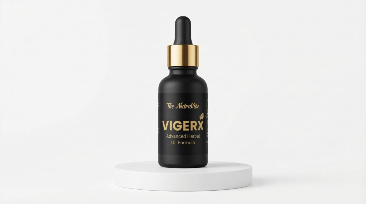VigerX Oil Bottle | The Nutra Vibe's Men's Essential Oil